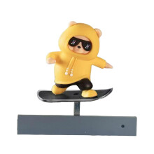 Gördeszka Bear Dash dísz PVC 1 darab