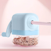 Hand cranked Manual Pencil Sharpener with Transparent Shavings Box for Office and Classroom Use, Durable Sharpener for Artists and Students