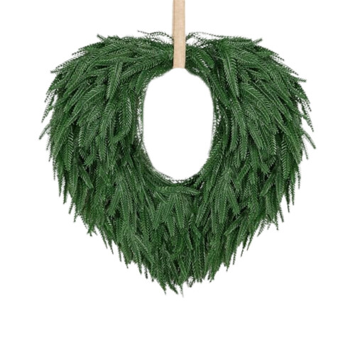 Spring Wreath Door Hanger – 24" Artificial Greenery for 1