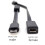 Cabo de extensão micro USB macho para fêmea em ângulo reto, plano 5
