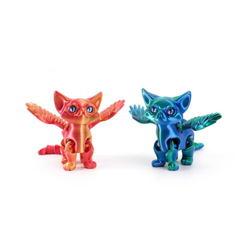 3D-printet engel-djævel-kat-figur 1 stk. 2