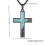 Collier pendentif croix sculptée, bijou chrétien 4