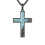 Collier pendentif croix sculptée, bijou chrétien 6