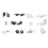 Bendable Rail Bracket Flexible Mounting Hardware for-White 2