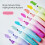 Fluorescent Highlighters Smooth Writing Pastel-Dynamic color 2