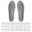 1 ζευγάρι πάτοι Cloud – Memory Foam, μαλακή προστασία ποδιών, 4D εξαιρετικά απαλή άνεση για 7