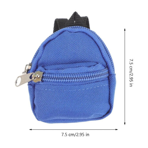 Mini Doll Backpack – School Bag for 1:12 Scale Dollhouse 1
