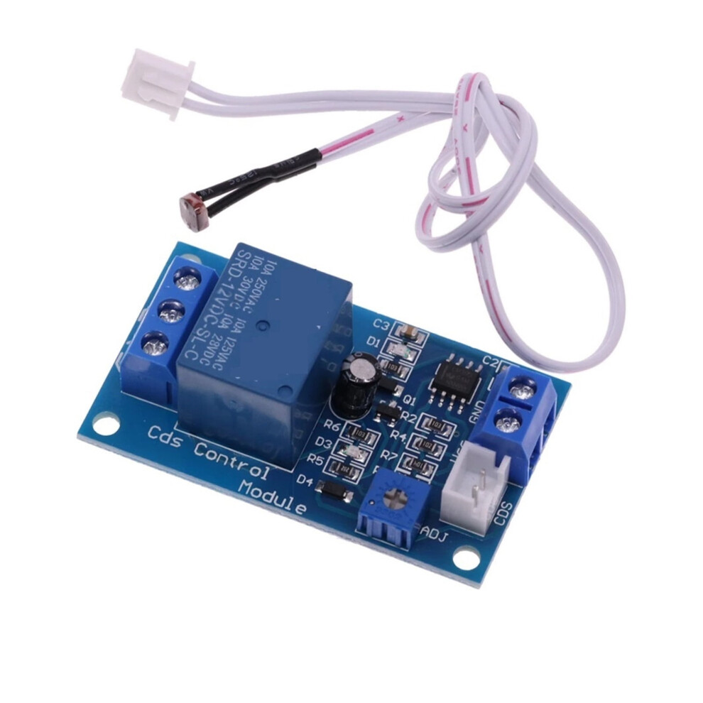 Xh-M131 Dc 5V / 12V Light Control Switch Photoresistor Relay Module Detection Sensor 10A Brightness Automatic Control Module - Xh-M131 12V 9399596054131