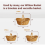 Medium Light Brown Hand Woven Wicker Basket for Storage with Handles - Woven Basket - Wicker Baskets for Picnics, Easter, Organizing, and More 4