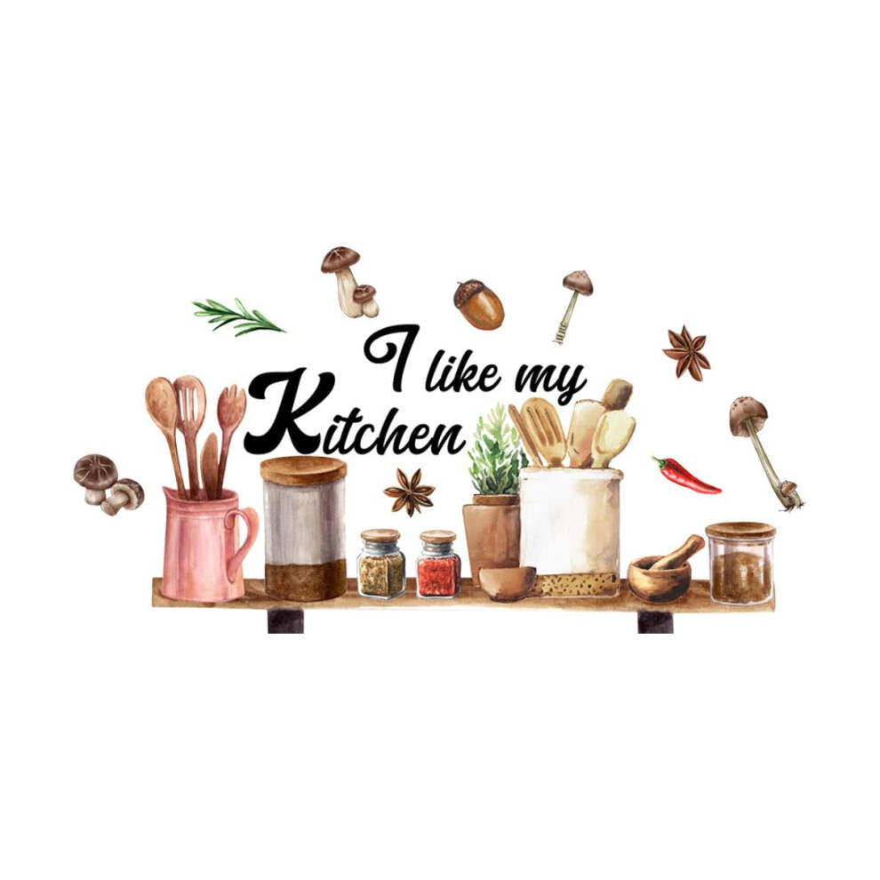 Kitchen Wall Stickers Kitchen Quotes Wall Decals I Like My Kitchen Wall Decals For Kitchen Wall Decor 9399596054292