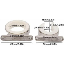 EVGATSAUTO Fishing Rod Holder, 316 Stainless Steel Horizontal Storage for Marine, Car, Truck, RV
