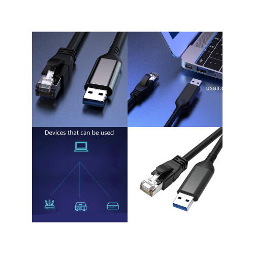 USB 3.0 naar Ethernet-adapter Gigabit RJ45 1