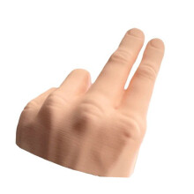 2 Finger Waving Hand for Car Dashboard The Lazy Waver Funny Waves Hand Car Interior Decorations Accessories 4.53"4.33"