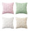 Pair Of Polyester Pillow Protectors With-45x45cm Light Green 2