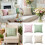 Pair Of Polyester Pillow Protectors With-45x45cm Light Green 3