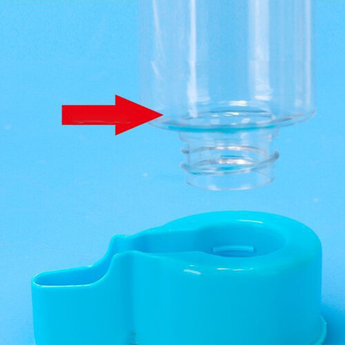 Automatic Bird Water Dispenser No Mess Parrot Feeder Automatic Bird Feeder Rabbit Watering System (A) 2