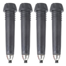 Lot de 4 embouts métalliques pour bâtons de randonnée