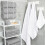 Cotton Towel Set Bathroom 6-Piece Luxurious Absorbent 5
