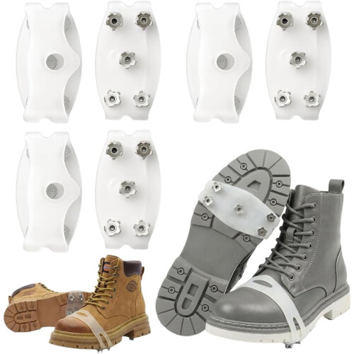 Universal 5-Tooth Ice Cleats for Shoes Boots