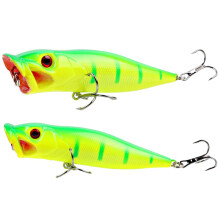 2PC Fishing Lure Bait with Two Bass Sinkers Lifelike Swimming Action