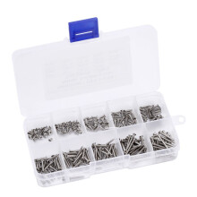 Tornillos autorroscantes para madera de acero inoxidable M2, 250 unidades