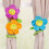 Künstlicher Plüschblumenstrauß mit biegsamen Stielen 5