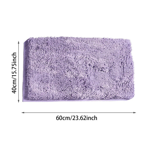 Baderomsteppe absorberende vaskbar chenille 16x24 tommer 2