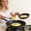 2Pcs Practical Eggs Cooking Tool Set For-Dip plastic handle 6