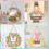 Wooden Easter Door Wreath Rabbit Design 1 Piece 4