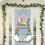 Wooden Easter Door Wreath Rabbit Design 1 Piece 5