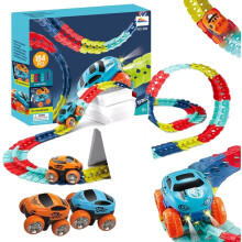 Circuit de course LED anti-gravité avec voiture interchangeable