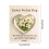 Easter heart-shaped pocket hug token with greeting card 2