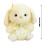 Lapin fleuri en peluche, doux et câlin, 30 cm 2