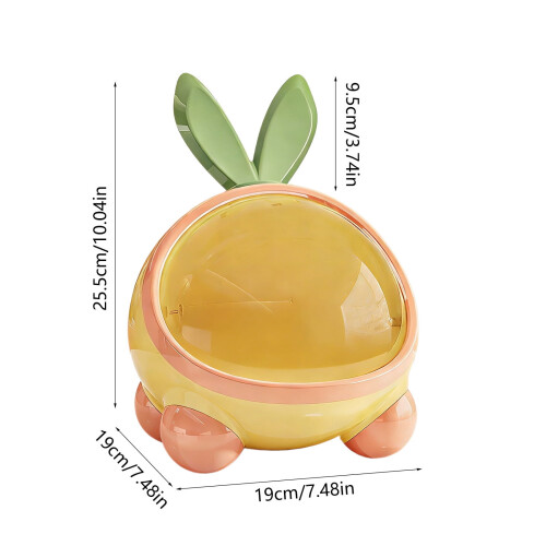Rabbits Shaped Desktop Storage Box Small Household Dining Table and Bedside Multi Functional Snack Organizer 2