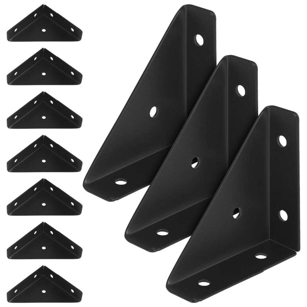 10Pcs Heavy Duty Corner Braces Rolled Steel For Projects Metal Fabrication And Home Repair 9085618291683