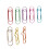 8PCS Unique Love Shape Document Clips Full of Durability-Purple 2