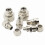 Raccords pneumatiques PC4-M5, connecteurs rapides, lot de 3 3