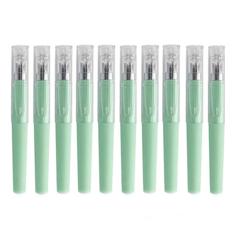 Στυλό Pocket Gel Pack 10, Μαύρο μελάνι 0,5 mm, Συμπαγές και ομαλό γράψιμο, Συμβατό με EDG/EDC, Για 1