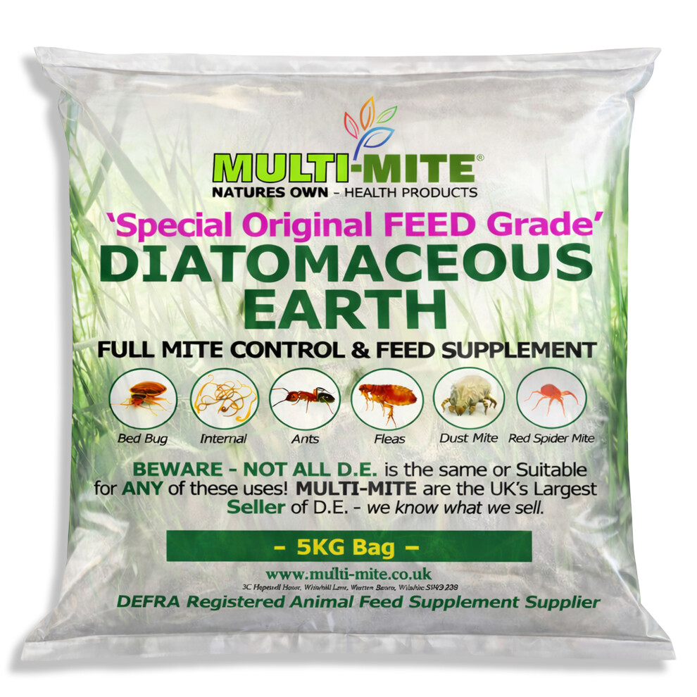 Multi-Mite Multi Mite 5Kg Special Animal Feed Grade De - Diatomaceous Earth