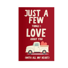 Livre d'amour à compléter pour couples, amis et famille