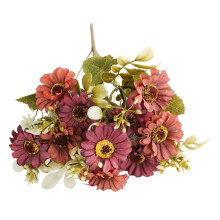 European Style Small Bouquets Artificial Flower Daisies Hairpin Decoration Flower Bouquets Autumn Colors 10 Star Shaped Chrysanthemums