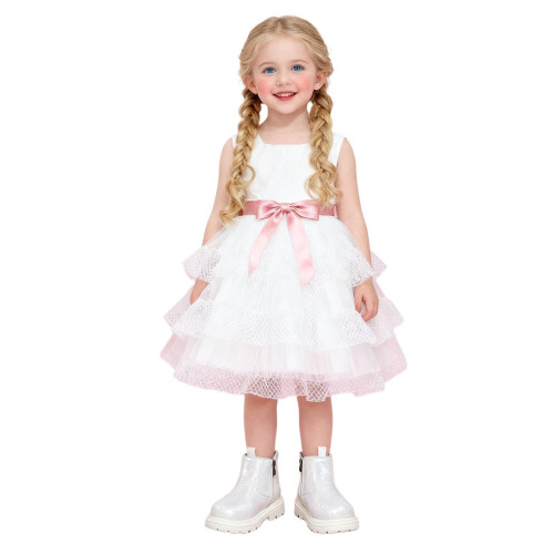 Μπότες για κορίτσια, Μποτάκια με μαλακή σόλα και δερμάτινα κορδόνια χωρίς 2