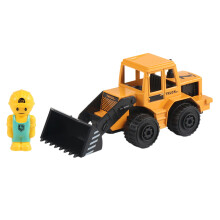 50% sleva! Stavební náklaďáky z lehkých slitin s natahovacím mechanismem pro chlapce 3-7 let, kompatibilní s dětskými stavebnicemi pro