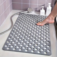 Badematte mit Saugnapf und runder Öffnung (1 Stück)