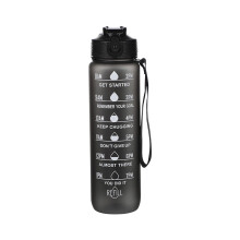 AuroraX32oz auslaufsichere Wasserflasche mit Strohhalm und