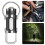 Outdoor LED Work Light Keychain Rechargeable Flashlight Keyring for Adventu 8