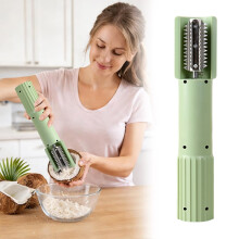 Râpe à noix de coco manuelle en acier inoxydable