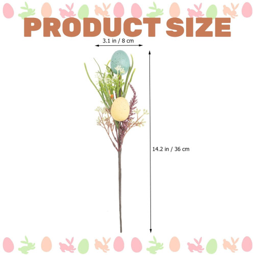 Artificial Easter Flower Bouquet Sky Blue A5 1 Pc 2