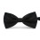 Men's Solid Bow Tie, Double-Layer Polyester, Adjustable, Compatible with Formal Events, Weddings & Parties 1