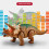 Interactive Electronic Dinosaur Robot Toy with Walking Motion and Roaring Sounds for Educational 2